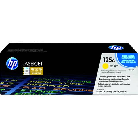 Toner 125A HP giallo  CB542A